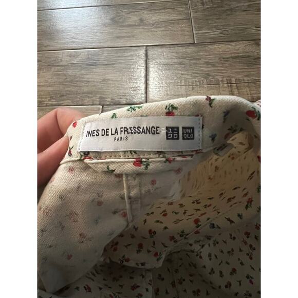 Uniqlo Ines de la Fressange Women's Floral Print Cotton Coverall Jacket Size M - Picture 3 of 6